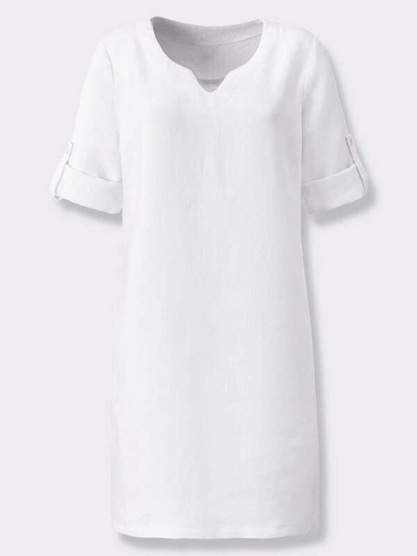 Patrizia Dini By Heine Tuniekjurk Van Puur Linnen Wit