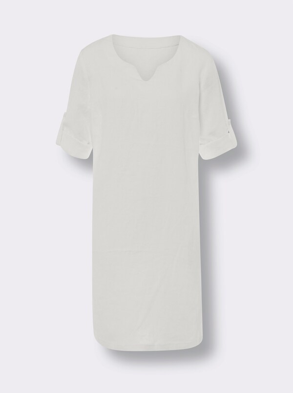 Patrizia Dini By Heine Tuniekjurk Van Puur Linnen Wit