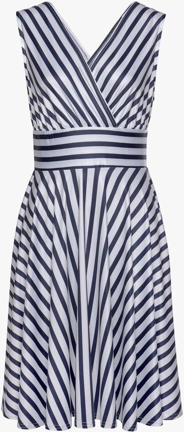 Patrizia Dini By Heine Zomerjurk Marine/wit Gestreept