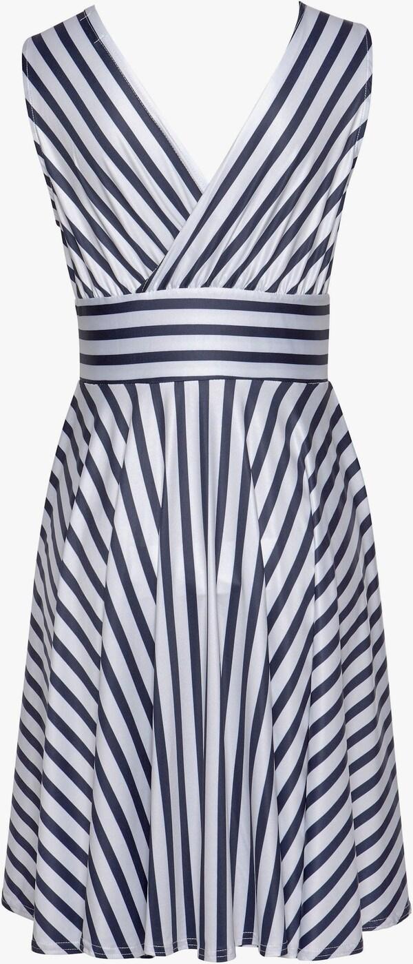 Patrizia Dini By Heine Zomerjurk Marine/wit Gestreept