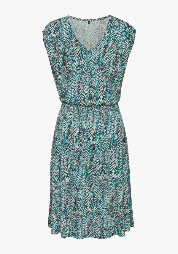 Patrizia Dini By Heine Zomerjurk Turquoise/roze Bedrukt