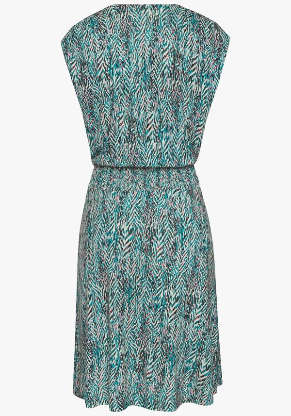 Patrizia Dini By Heine Zomerjurk Turquoise/roze Bedrukt