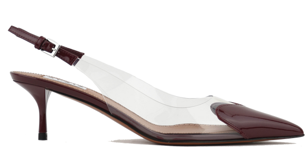 paul warmer ALAIA LE COEUR SLINGBACK 55 ROUGE GRENAT