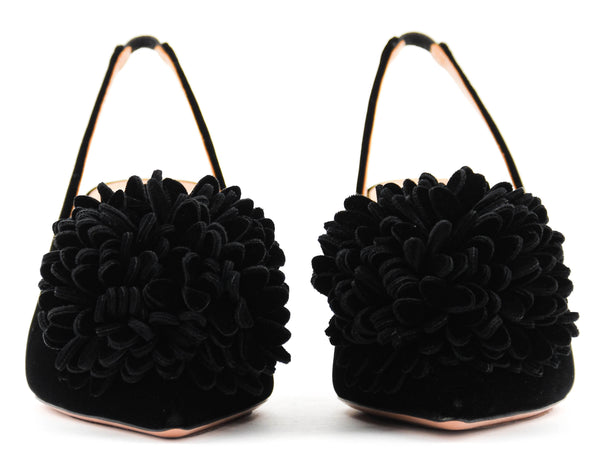 Paul Warmer AQUAZZURA COUTURIER SLING 65 PUMP BLACK