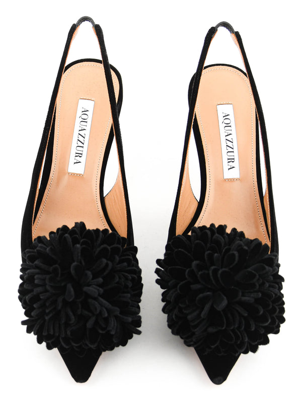 Paul Warmer AQUAZZURA COUTURIER SLING 65 PUMP BLACK