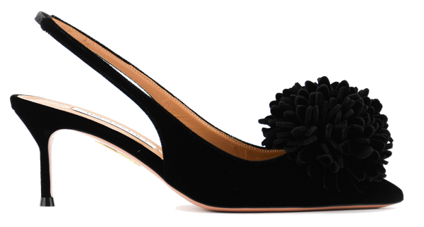 paul warmer AQUAZZURA COUTURIER SLING 65 PUMP BLACK