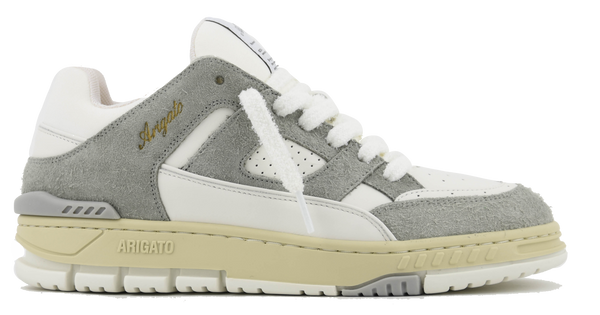 paul warmer AXEL ARIGATO AREA LO FLUFFY SNEAKER GREY WHITE