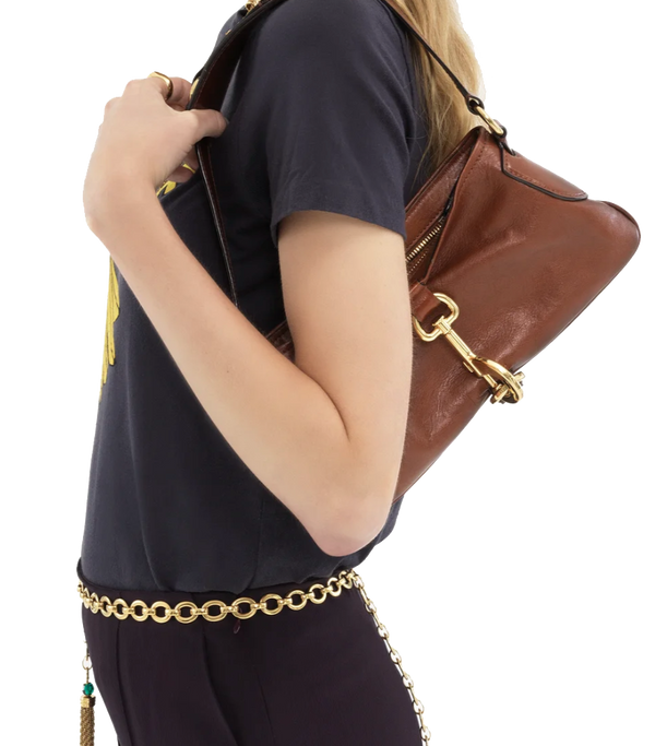 Paul Warmer CHLOE KERALA 25 SHOULDER BAG MINI DARK EBONY