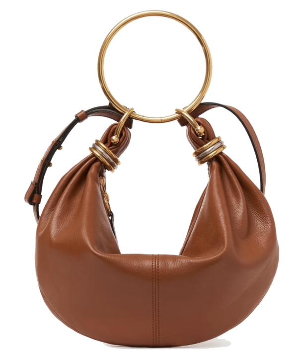 Paul Warmer CHLOE SMALL HOBO BRACELET BAG CLAY BROWN