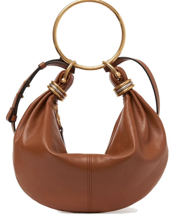 paul warmer CHLOE SMALL HOBO BRACELET BAG CLAY BROWN