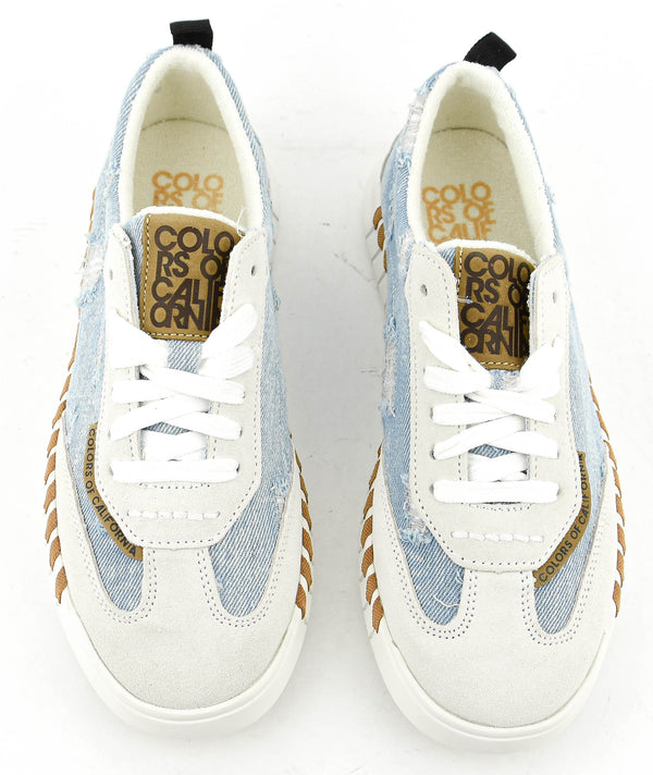 Paul Warmer COLORS OF CALIFORNIA CRUNCHY SNEAKER DENIM