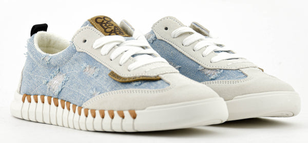 Paul Warmer COLORS OF CALIFORNIA CRUNCHY SNEAKER DENIM