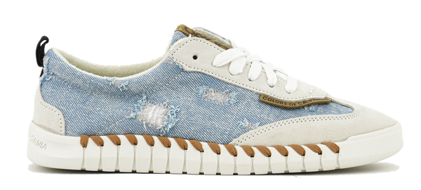 paul warmer COLORS OF CALIFORNIA CRUNCHY SNEAKER DENIM