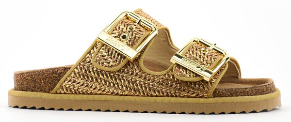 Paul Warmer COLORS OF CALIFORNIA LAMINATED RAFFIA GOLD