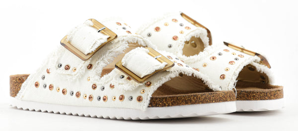 Paul Warmer COLORS OF CALIFORNIA TWO BUCKLE DENIM ICE