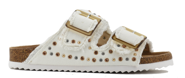 paul warmer COLORS OF CALIFORNIA TWO BUCKLE DENIM ICE