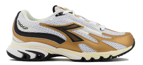 paul warmer DIADORA MYTHOS PROPULSION 280 WHITE BLACK GOLD