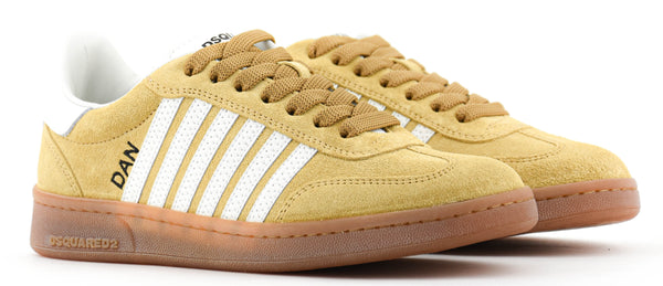 Paul Warmer DSQUARED2 BOXER SNEAKER LIGHT YELLOW WHITE