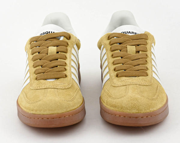 Paul Warmer DSQUARED2 BOXER SNEAKER LIGHT YELLOW WHITE