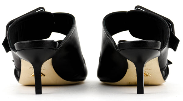 Paul Warmer GIAMPAOLO VIOZZI MULTI BUCKLE SANDAL BLACK NAPPA