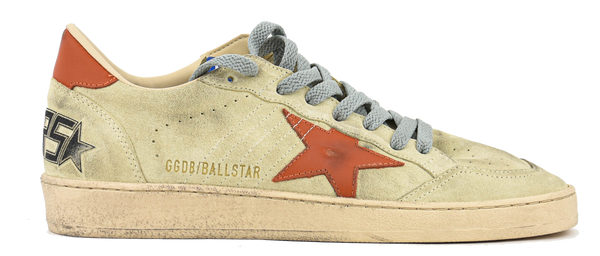 paul warmer GOLDEN GOOSE BALLSTAR WOOD ASH GOLD FLAME