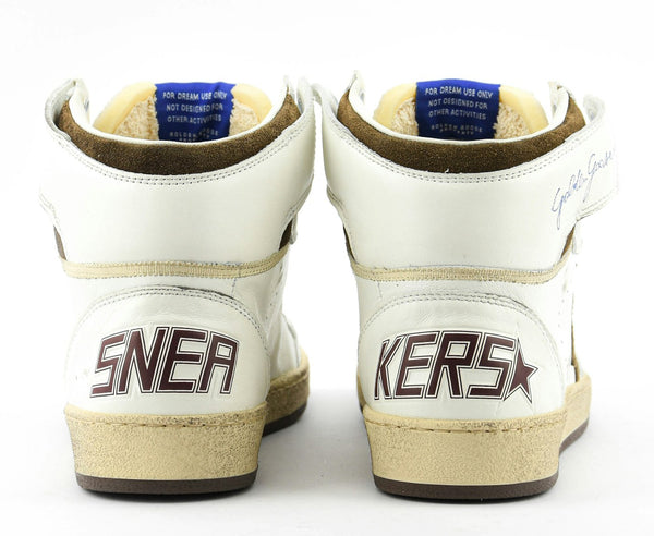 Paul Warmer GOLDEN GOOSE SKYSTAR WHITE BEIGE CHOCOLAT