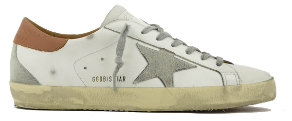 paul warmer GOLDEN GOOSE SUPER STAR WHITE LIGHT BROWN