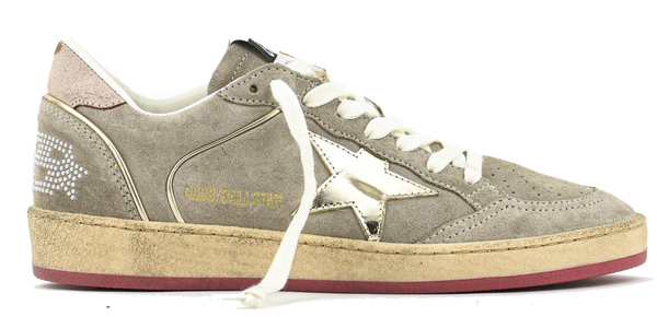 paul warmer GOLDEN GOOSE SUPERSTAR BALLSTAR TAUPE PEARLS