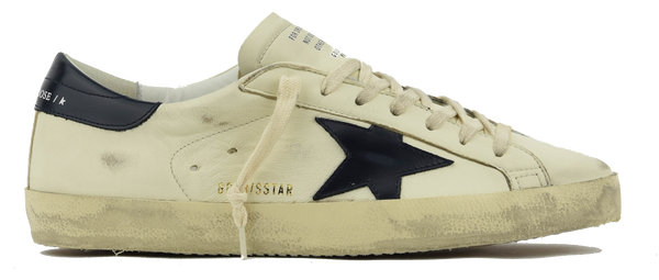 paul warmer GOLDEN GOOSE SUPERSTAR BEIGE NIGHT BLUE