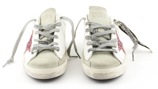 Paul Warmer GOLDEN GOOSE SUPERSTAR SABOT WHITE PINK