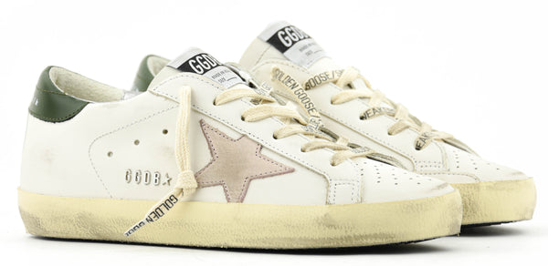 Paul Warmer GOLDEN GOOSE SUPERSTAR WHITE PINK GREEN