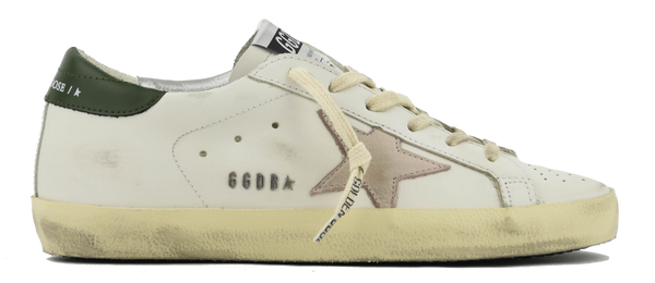 paul warmer GOLDEN GOOSE SUPERSTAR WHITE PINK GREEN