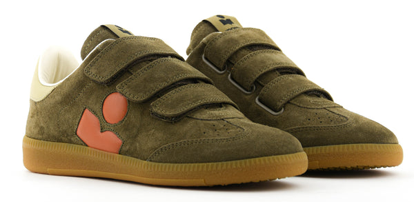 Paul Warmer ISABEL MARANT BETH SNEAKER KHAKI ORANGE