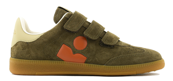 Paul Warmer ISABEL MARANT BETH SNEAKER KHAKI ORANGE