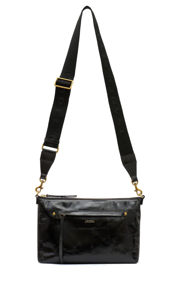 paul warmer ISABEL MARANT NESSAH SHOULDER BAG BLACK