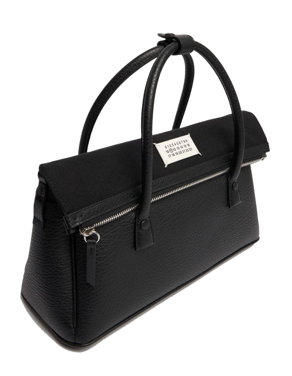 Paul Warmer MAISON MARGIELA 5AC HANDBAG EAST WEST BLACK MEDIUM