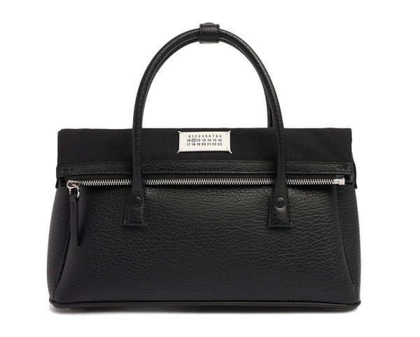 paul warmer MAISON MARGIELA 5AC HANDBAG EAST WEST BLACK MEDIUM