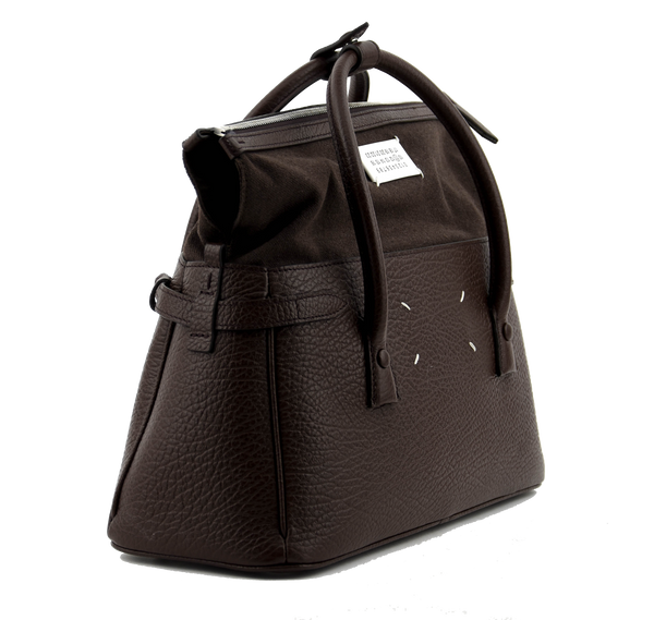 Paul Warmer MAISON MARGIELA 5AC HANDBAG EAST WEST MEDIUM BROWN