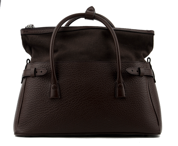 Paul Warmer MAISON MARGIELA 5AC HANDBAG EAST WEST MEDIUM BROWN