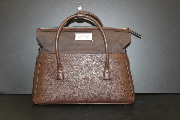 Paul Warmer MAISON MARGIELA 5AC HANDBAG EAST WEST MEDIUM BROWN