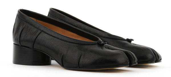 Paul Warmer MAISON MARGIELA TABI HEEL BALLERINA BLACK