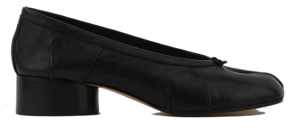 paul warmer MAISON MARGIELA TABI HEEL BALLERINA BLACK