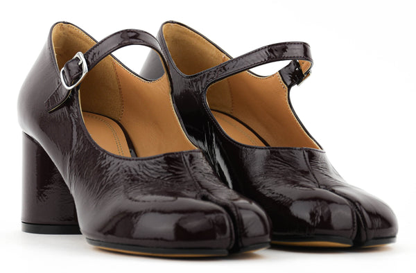 Paul Warmer MAISON MARGIELA TABI MARY-JANE BURGUNDY