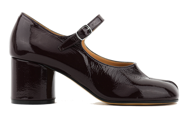 paul warmer MAISON MARGIELA TABI MARY-JANE BURGUNDY