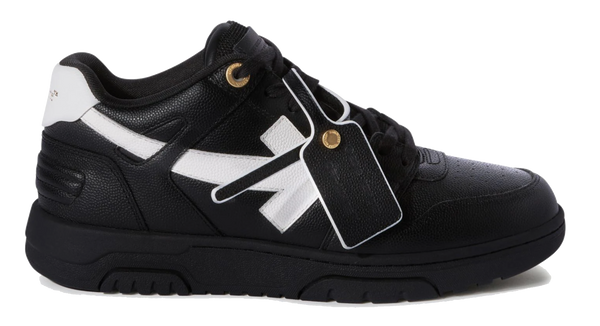 Paul Warmer OFF WHITE OUT OFF OFFICE BASKET LEATHER BLACK