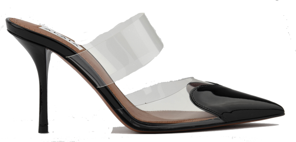 paul warmer ALAIA COEUR MULES BLACK