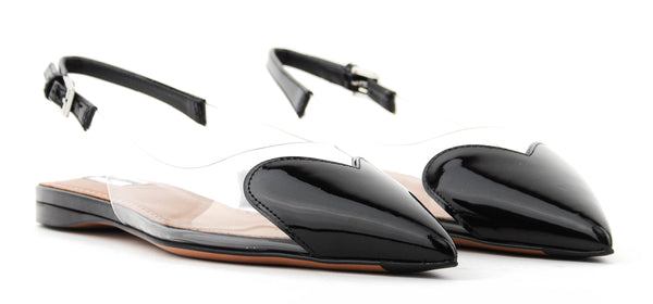 Paul Warmer ALAIA LE COEUR BALLERINA BLACK