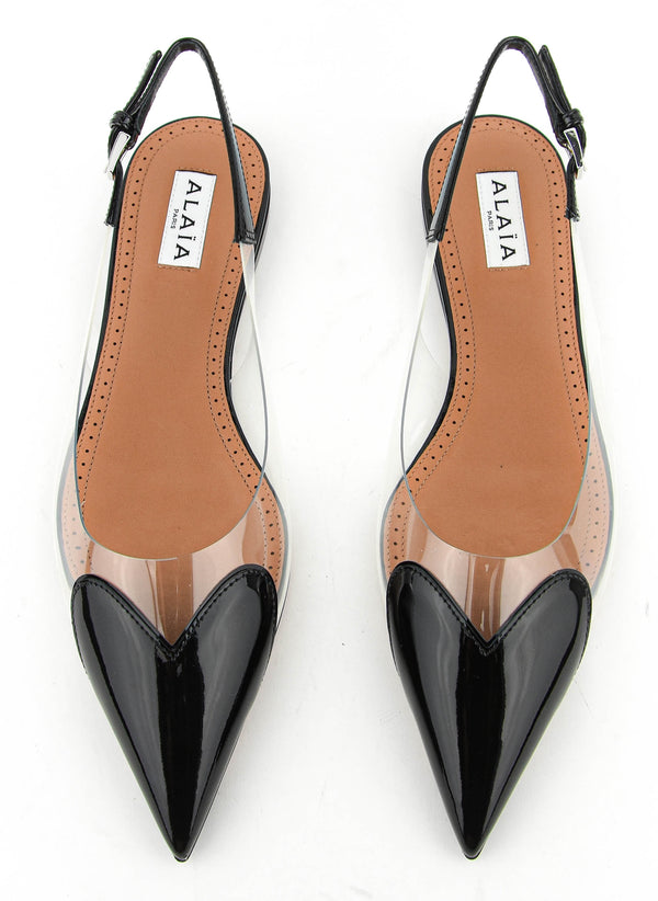 Paul Warmer ALAIA LE COEUR BALLERINA BLACK