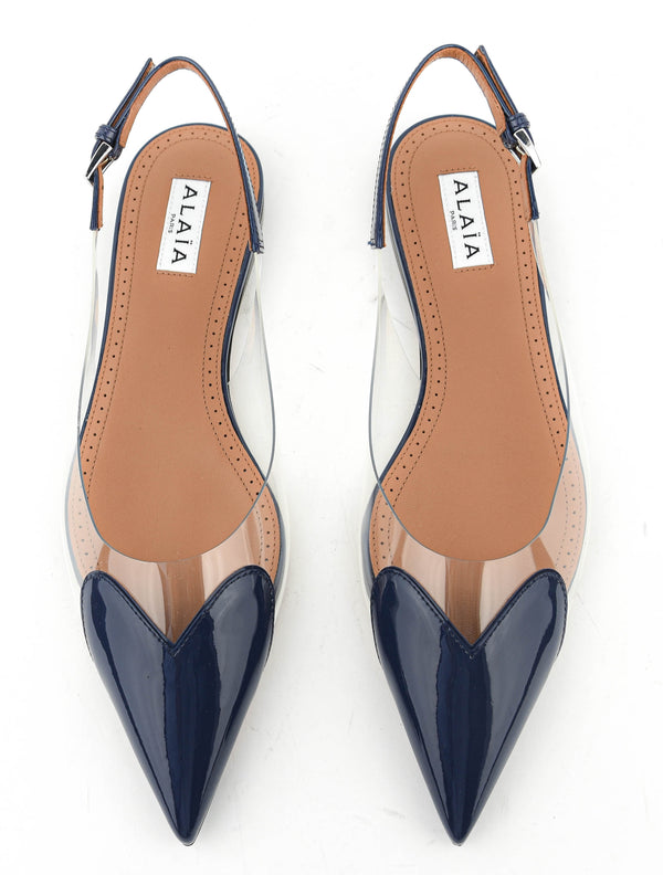 Paul Warmer ALAIA LE COEUR BALLERINA BLUE