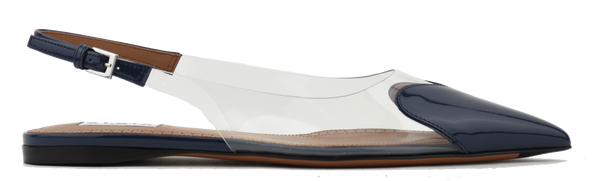 paul warmer ALAIA LE COEUR BALLERINA BLUE